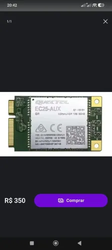 Módulo 4g Quectel EC25-AU novo*