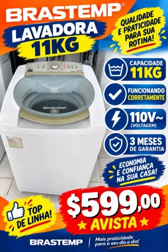 Lavadora Brastemp 11kg