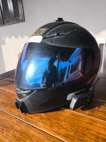 Capacete AGV K3 61-62 com 3 viseiras até 12x