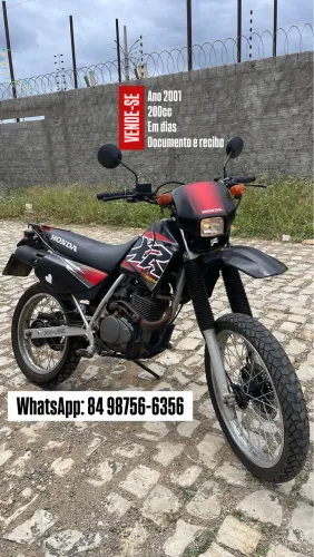 XR 200 Ano 2001 EM DIAS ( com documento e recibo)