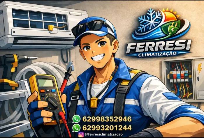 Instalação, manutenção e limpeza de ar condicionado.