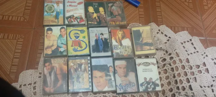 Lote de fita K7 14 raridades