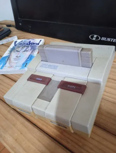 SUPER NINTENDO FAT Totalmente funcionando, 1 controle, 1 fita (Jogo de Luta antigo)