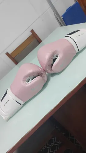 Luvas de box rosa