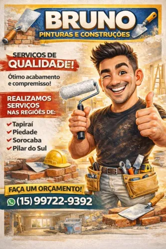 Precisando Reformar? Bruno Resolve! Orçamento sem Compromisso