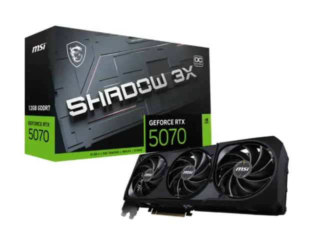 Placa de Video Rtx 5070Ti 16Gb MSI Shadow 3x OC - @LJCEletro