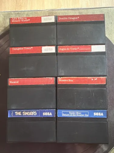 Jogos de Master System - R$ 990 O LOTE