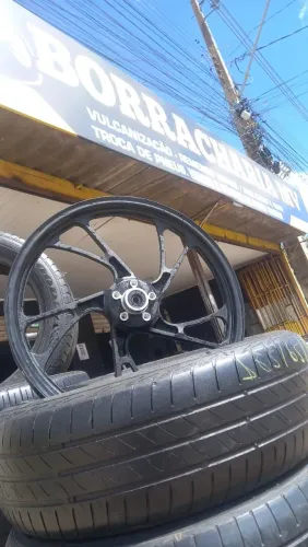 Roda dianteira pé de galinha da tinta 160