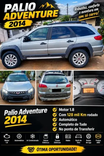 Fiat Palio Week. Adv/adv Tryon 1.8 MPI Flex 2014