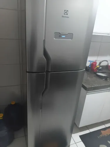 Geladeira electrolux inox