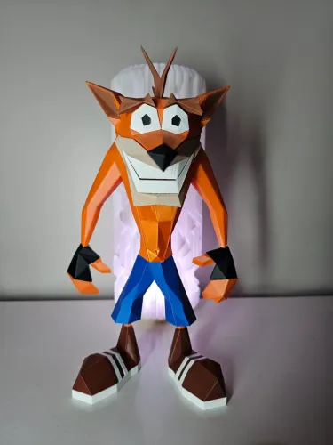 Crash Bandicoot boneco colecionavel 24cm