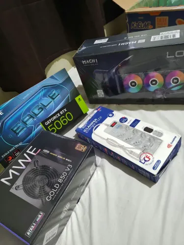 Placa de video, fonte, water Cooler,