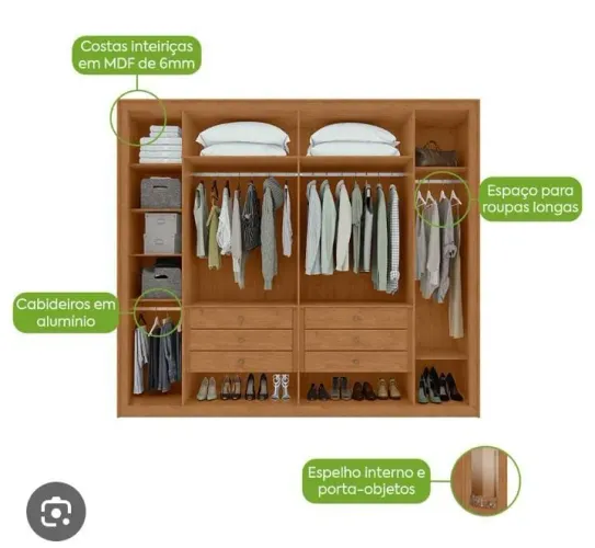 Guarda roupa casal