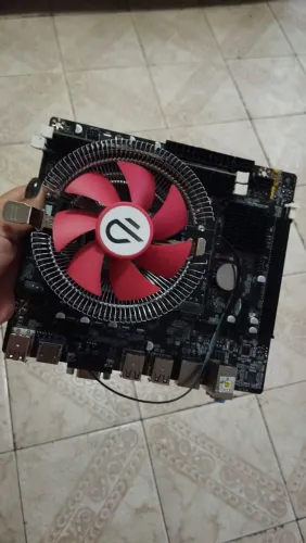 Placa mãe bluecase nova nunca usada testada processador i5 memória de 8gb ótima pra office