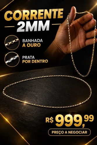 Corrente banhada