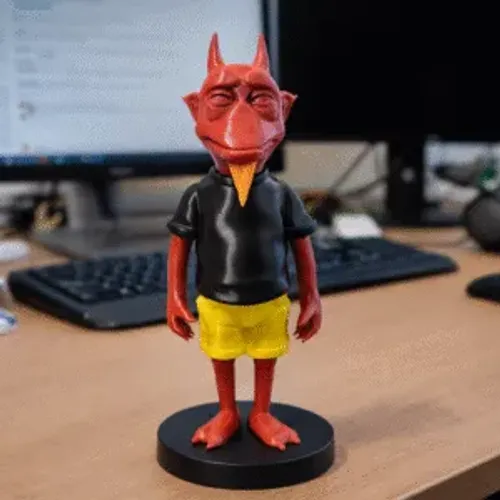 BONECO ZEBU - PERSONAGEM MAMAKOOSA EM 3D