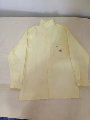 Camisa social masculina com manga comprida