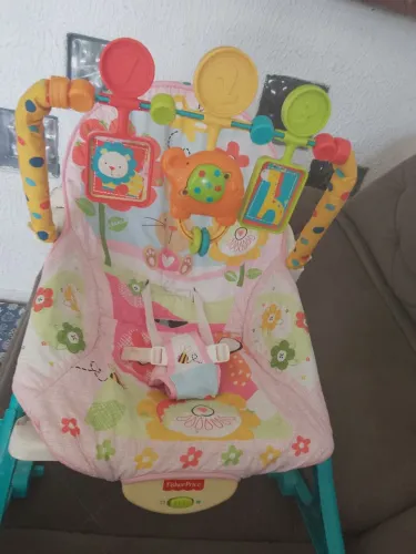Cadeira de balanço cadeira de descanso para bebê da Fischer price com vibração 