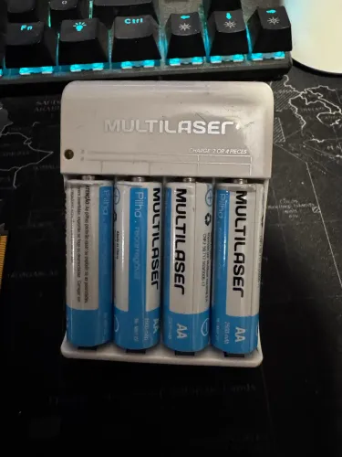 Pilhas recarregáveis Multilaser