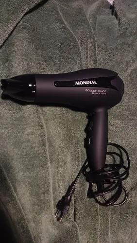 VENDO: Secador de Cabelos Mondial Power Shine Black