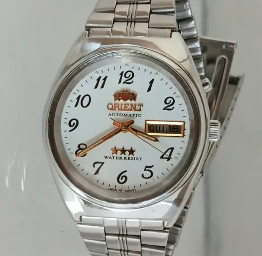 Orient 3 Estrelas Automático Revisado Antigo - Não é Seiko Citizen Ricoh Mido Swiss Made
