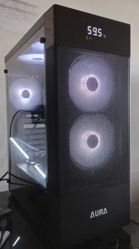 Gabinete AMD 5600GT, placa B550M, Ram 8Gb, fonte 650w, 