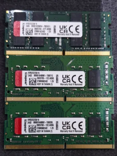 Memória ram notebook DDR4 16gb 3200gb Kingston