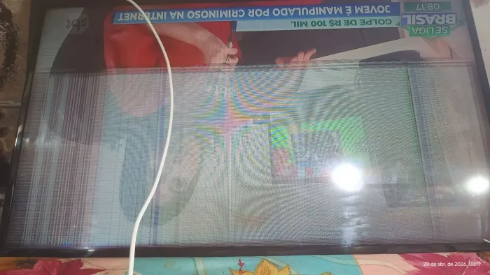 Tv Samsung un48j5200g tv com defeito no display para retirada de peças. 