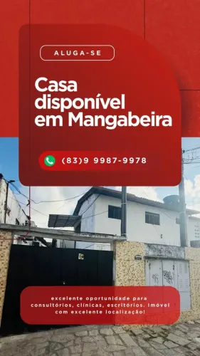 Casa para Locação em Mangabeira
