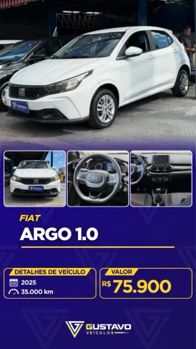 Fiat Argo 1.0 6V Flex. 2025