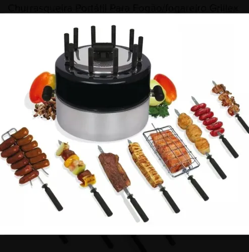 Churrasqueira Portátil Grillex BR-10 Giragrill