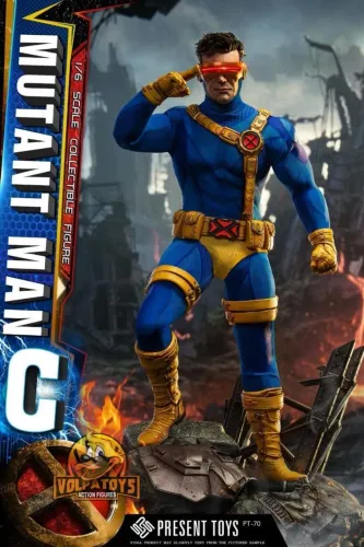 Ciclope xmen - Present Toys deluxe com base  1/6 marvel 