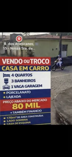 Casa de esquina bairro nossa senhora da apresentação