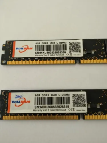 Memória: 8GB - DDR3 1600MHZ (cada)