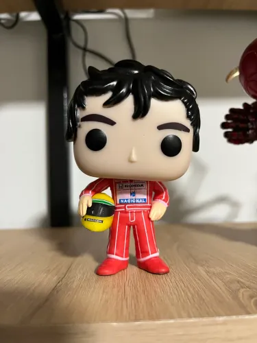 Boneco Colecionável Ayrton Senna Mclaren