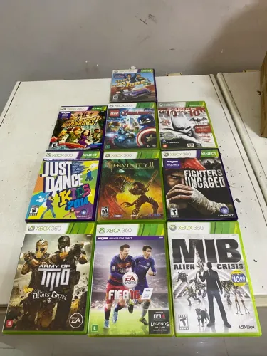 10 JOGOS XBOX 360 ORIGINAL (ENVIO OLX PAY)