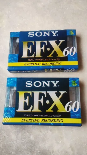 Fita cassete Sony- kit c/3