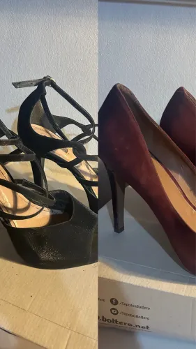 2 peep toe por 1 (Arezzo & Divalesi) n°39|12cm