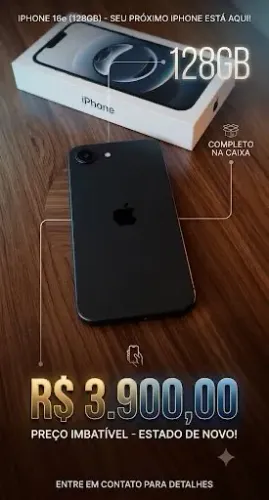 Novíssimo iPhone 16e
