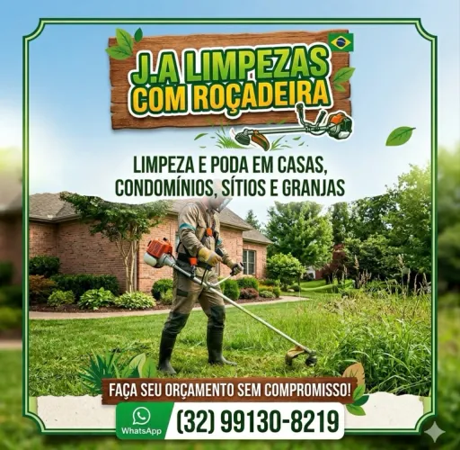 SERVIÇOS DE ROÇADEIRA E PODA