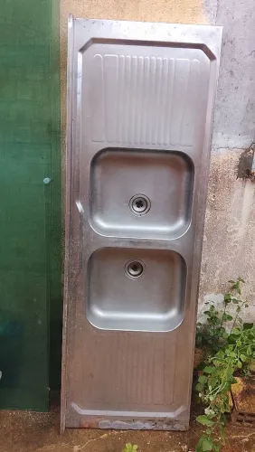 Pia inox de Duas Cubas