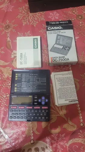 Agenda casio de 7500a