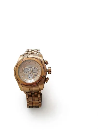 Invicta Zeus Bolt Gold Original - Swiss Made - Cronógrafo - Aço Inoxidável