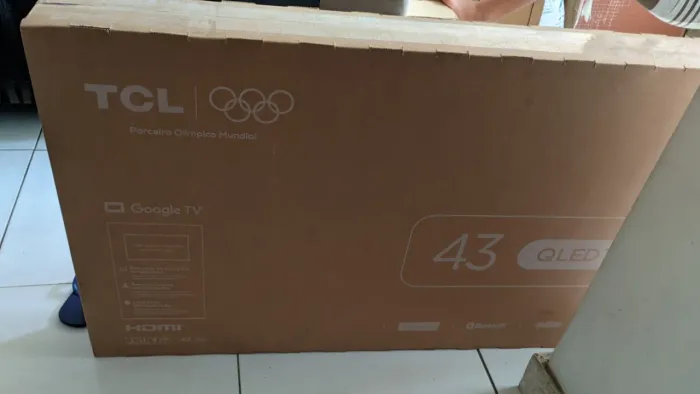 TV na caixa 43 Polegas TCL 4k
