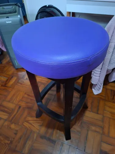 Banco madeira maciça lilas