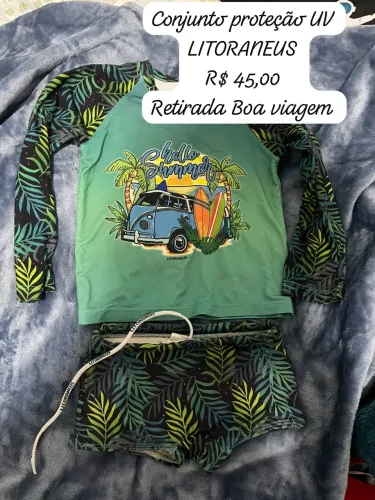 Conjunto proteção UV Litoraneus