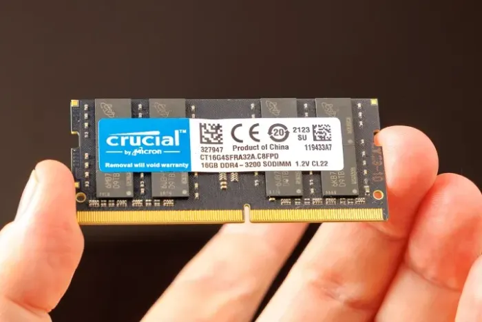Memória Ram Crucial 16gb Ddr4 3200mhz Para Notebook - Quase sem uso
