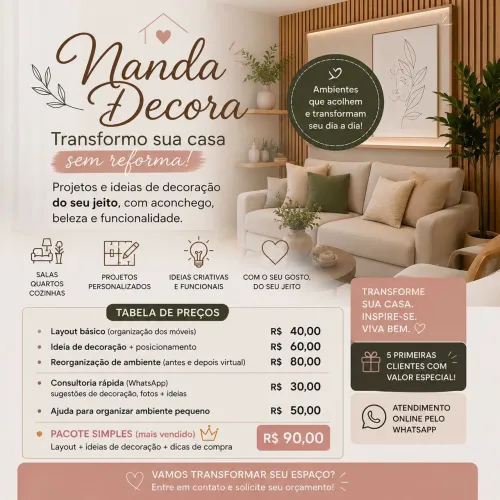 DECORAÇÃO DE AMBIENTES| TRASFORME SUA CASA SEM REFORMA| A PARTIR DE R$ 40