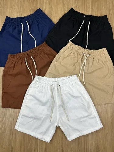 Short linho masculino