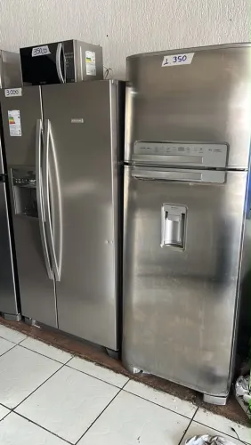 Geladeira inox eletrolux frost free